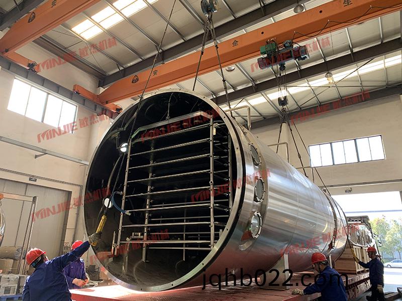 真空網帶式榦燥機裝車圖片
